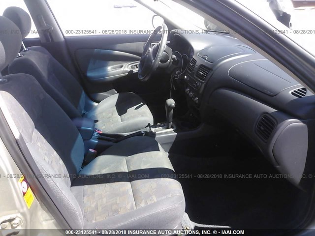 3N1BB51A11L002628 - 2001 NISSAN SENTRA SE GRAY photo 5