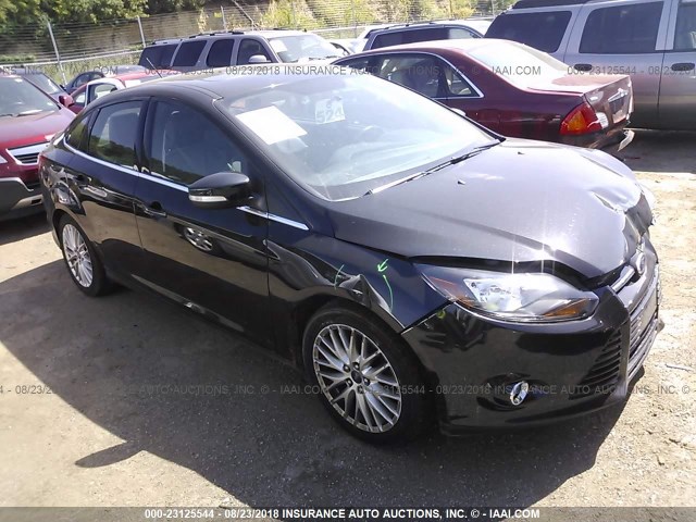 1FADP3J20DL350205 - 2013 FORD FOCUS TITANIUM BLACK photo 1