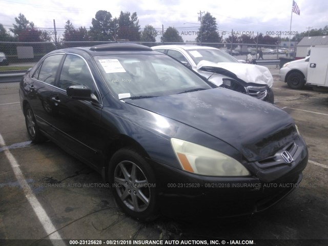 1HGCM66574A051133 - 2004 HONDA ACCORD EX BLACK photo 1