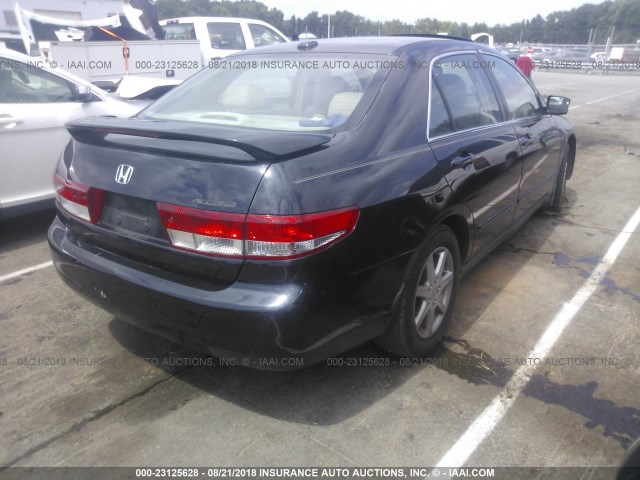 1HGCM66574A051133 - 2004 HONDA ACCORD EX BLACK photo 4