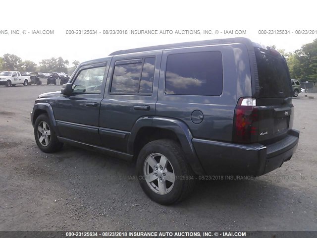 1J8HG48KX7C685928 - 2007 JEEP COMMANDER GRAY photo 3