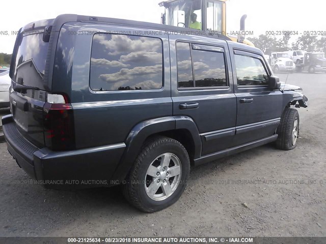 1J8HG48KX7C685928 - 2007 JEEP COMMANDER GRAY photo 4