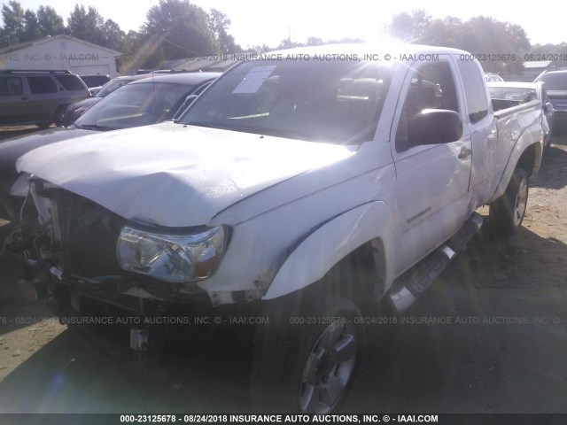 5TEUX42N85Z019108 - 2005 TOYOTA TACOMA ACCESS CAB Weiß Foto 2