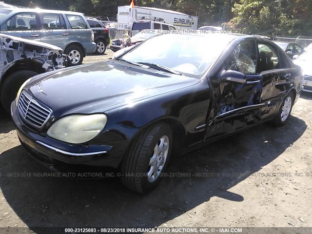 WDBNG75J4YA068477 - 2000 MERCEDES-BENZ S 500 BLACK photo 2