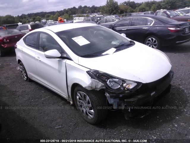 5NPDH4AE3BH054006 - 2011 HYUNDAI ELANTRA GLS/LIMITED WHITE photo 1