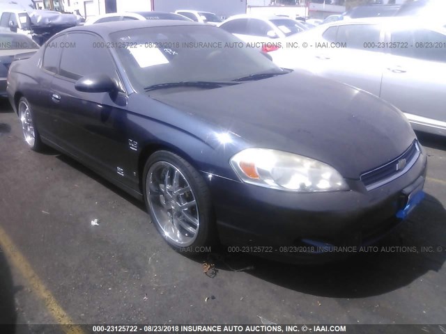 2G1WK15N679247062 - 2007 CHEVROLET MONTE CARLO LT Dark Blue photo 1