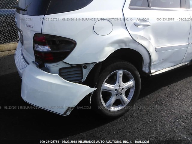4JGBB22E78A419732 - 2008 MERCEDES-BENZ ML 320 CDI WHITE photo 6