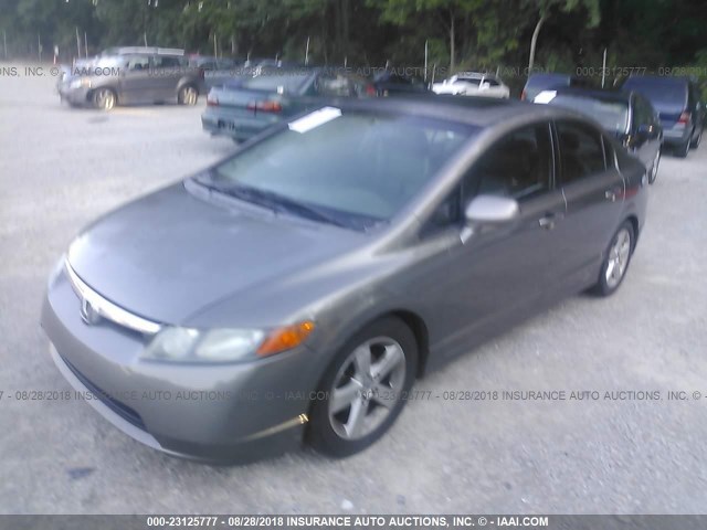 2HGFA16948H338139 - 2008 HONDA CIVIC EXL 灰色 照片 2