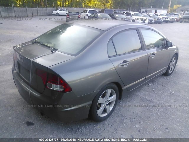 2HGFA16948H338139 - 2008 HONDA CIVIC EXL 灰色 照片 4