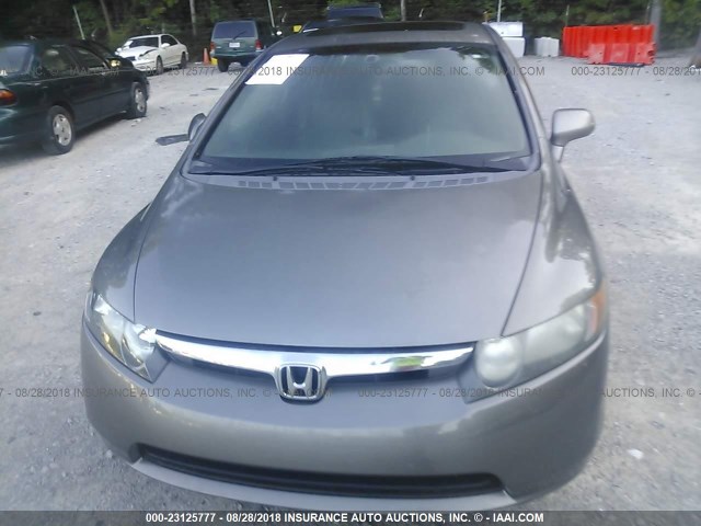 2HGFA16948H338139 - 2008 HONDA CIVIC EXL 灰色 照片 6