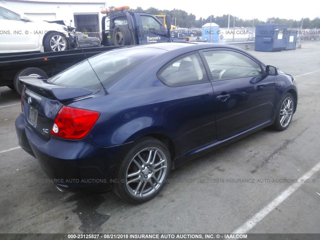 JTKDE177660092342 - 2006 TOYOTA SCION TC 蓝色 照片 4