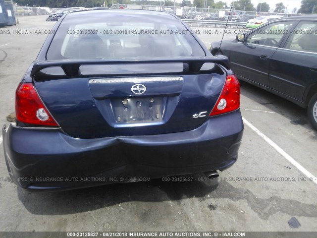JTKDE177660092342 - 2006 TOYOTA SCION TC 蓝色 照片 6