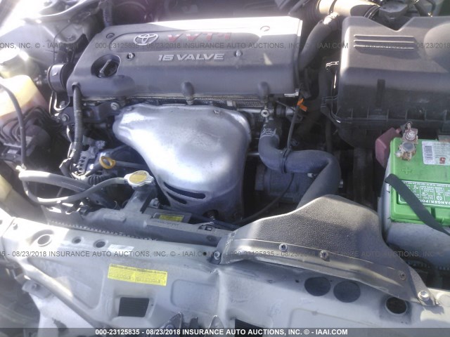 4T1CE38P75U970800 - 2005 TOYOTA CAMRY SOLARA SE/SLE SILVER photo 10