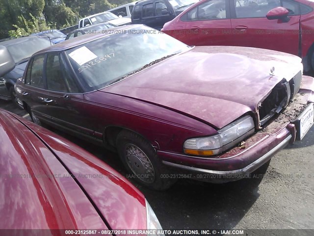 1G4CW52K4TH627311 - 1996 BUICK PARK AVENUE  MAROON photo 1