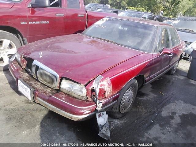 1G4CW52K4TH627311 - 1996 BUICK PARK AVENUE  MAROON photo 2