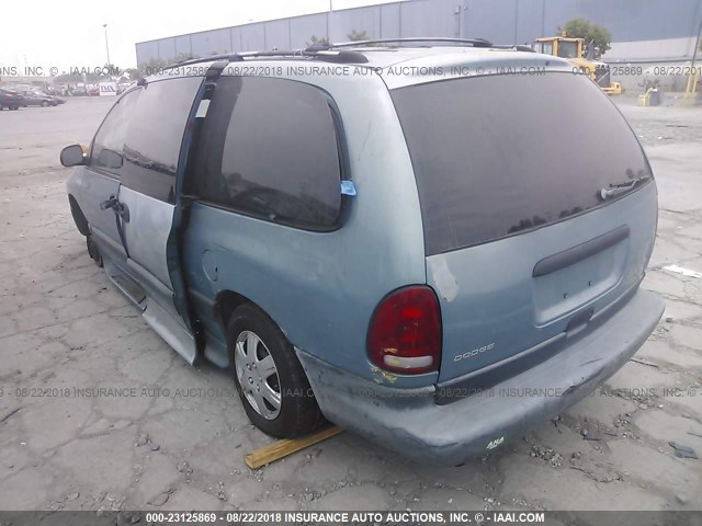 1B4GP44R1VB266727 - 1997 DODGE GRAND CARAVAN SE/SPORT BLUE photo 3