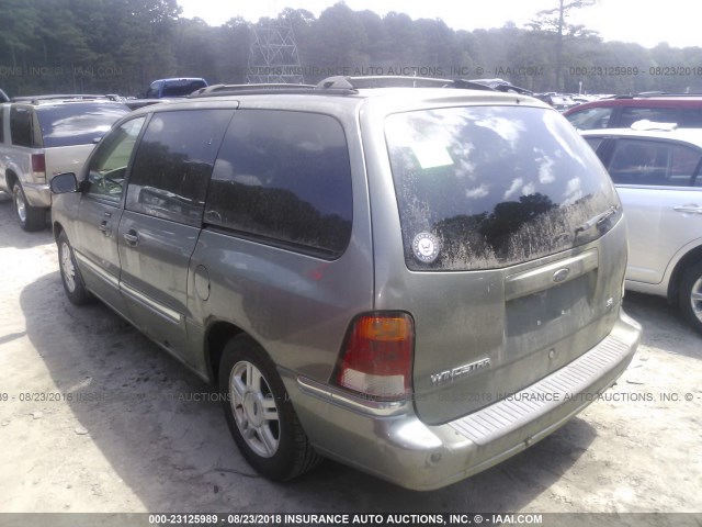 2FMZA52403BA15128 - 2003 FORD WINDSTAR SE GRAY photo 3