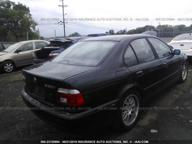 WBADT63462CH93977 - 2002 BMW 530 I AUTOMATIC BLACK photo 4