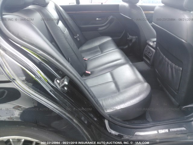 WBADT63462CH93977 - 2002 BMW 530 I AUTOMATIC BLACK photo 8
