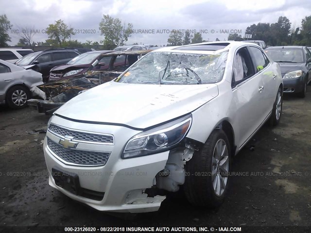 1G11H5SA6DF338868 - 2013 CHEVROLET MALIBU LTZ 白色 照片 2