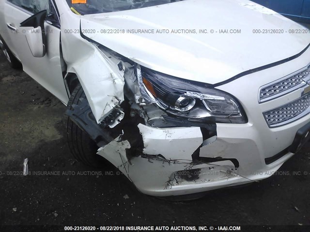 1G11H5SA6DF338868 - 2013 CHEVROLET MALIBU LTZ 白色 照片 6