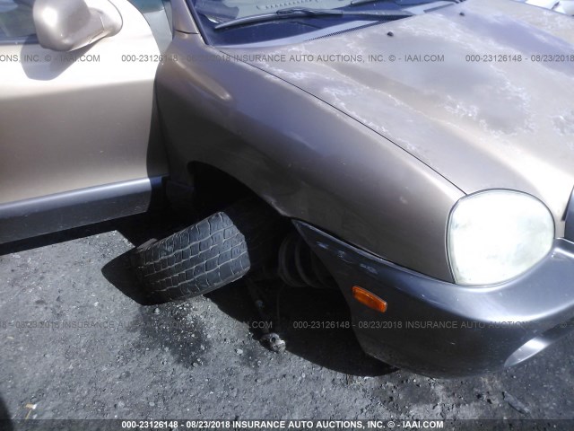 KM8SC73D83U382021 - 2003 HYUNDAI SANTA FE GLS/LX 棕色 照片 6