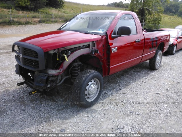 3D7KS26D87G757104 - 2007 DODGE RAM 2500 ST/SLT 红色 照片 2