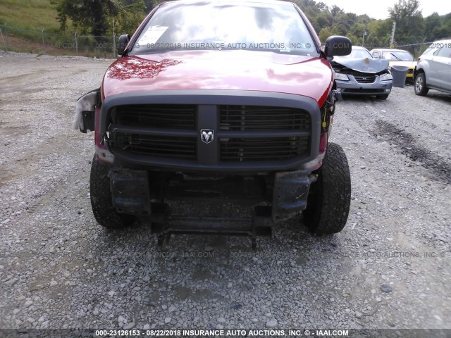 3D7KS26D87G757104 - 2007 DODGE RAM 2500 ST/SLT 红色 照片 6