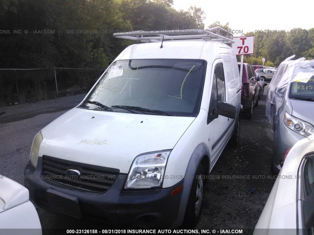 NM0LS7AN4AT017648 - 2010 FORD TRANSIT CONNECT XL WHITE photo 2