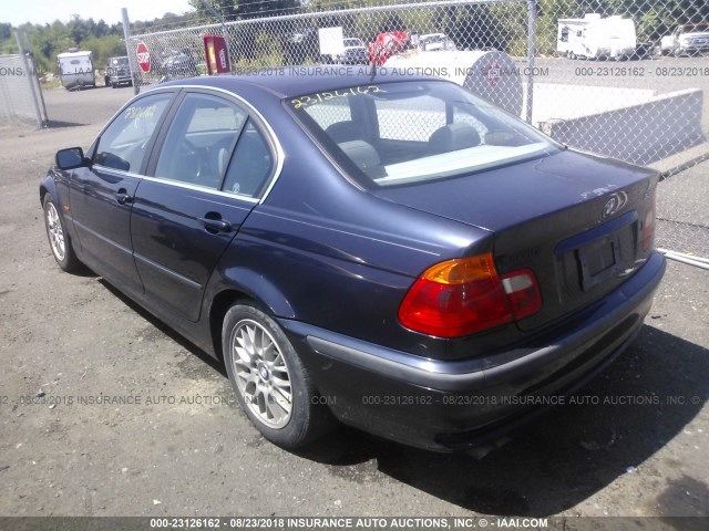 WBAAM5336XFR07111 - 1999 BMW 328 I AUTOMATIC BLUE photo 3