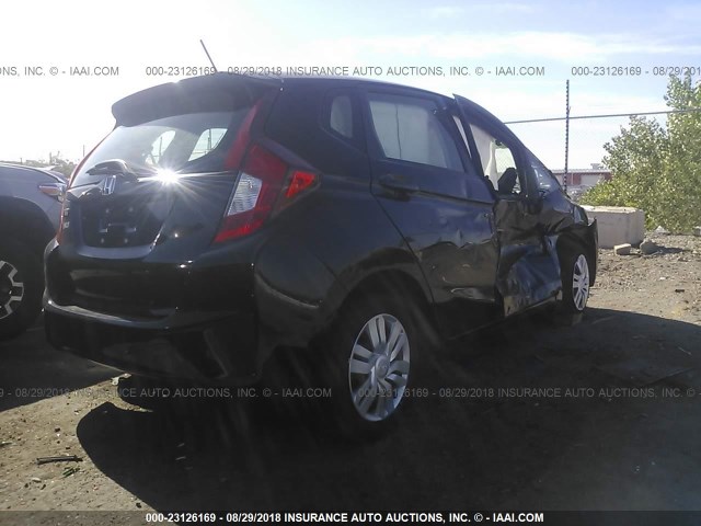 3HGGK5G55FM766868 - 2015 HONDA FIT LX BLACK photo 4