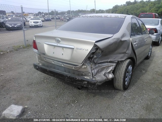 4T1BE32K06U747248 - 2006 TOYOTA CAMRY LE/XLE/SE Алтын фото 4