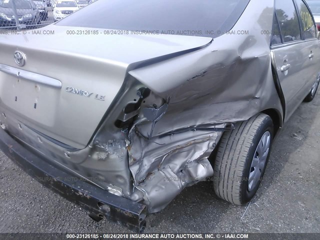 4T1BE32K06U747248 - 2006 TOYOTA CAMRY LE/XLE/SE Алтын фото 6