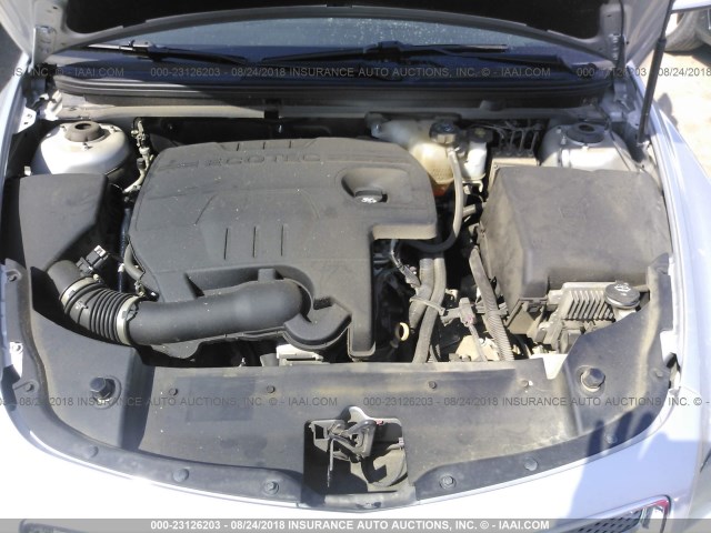 1G1ZE5EU4BF398534 - 2011 CHEVROLET MALIBU LTZ 银色 照片 10