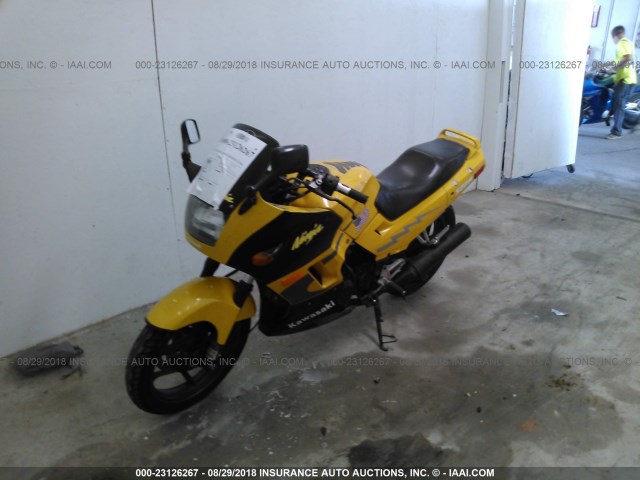 JKAEXMF183A100381 - 2003 KAWASAKI EX250 F YELLOW photo 2