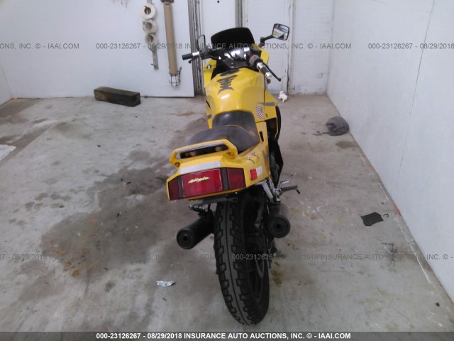 JKAEXMF183A100381 - 2003 KAWASAKI EX250 F YELLOW photo 6