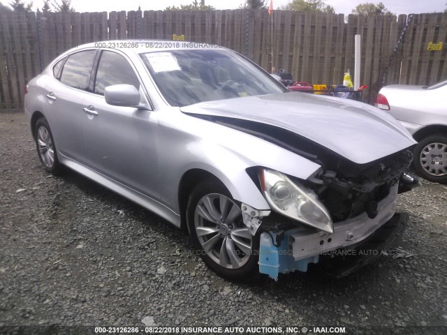 JN1AY1AR7BM570284 - 2011 INFINITI M56 X SILVER photo 1