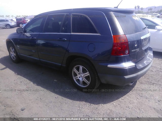 2A8GM68X17R327071 - 2007 CHRYSLER PACIFICA TOURING BLUE photo 3