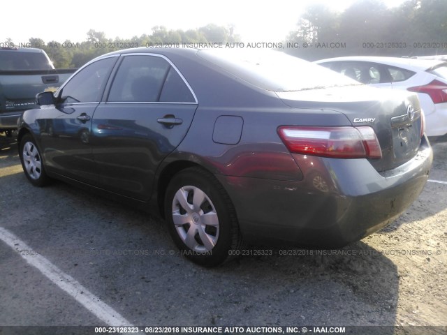 4T1BE46K07U647958 - 2007 TOYOTA CAMRY NEW GENERAT CE/LE/XLE/SE GRAY photo 3