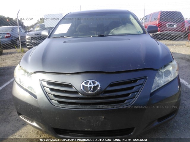 4T1BE46K07U647958 - 2007 TOYOTA CAMRY NEW GENERAT CE/LE/XLE/SE GRAY photo 6