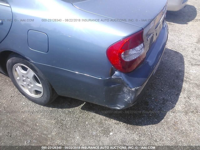 4T1BF32K63U547452 - 2003 TOYOTA CAMRY LE/XLE/SE Mavi foto 6