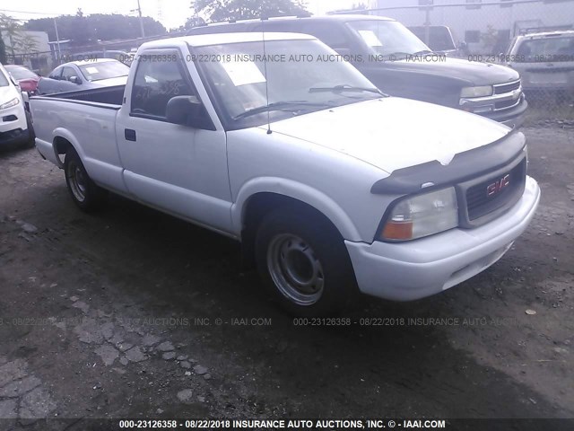 1GTCS14H338155273 - 2003 GMC SONOMA WHITE photo 1