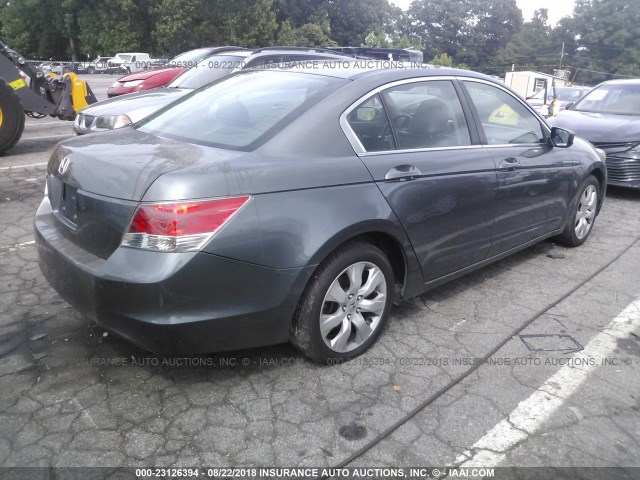 1HGCP26899A113150 - 2009 HONDA ACCORD EXL GRAY photo 4