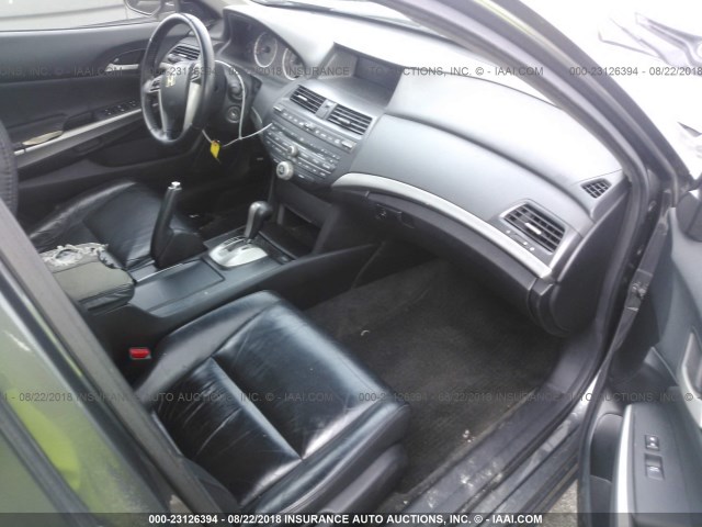 1HGCP26899A113150 - 2009 HONDA ACCORD EXL GRAY photo 5