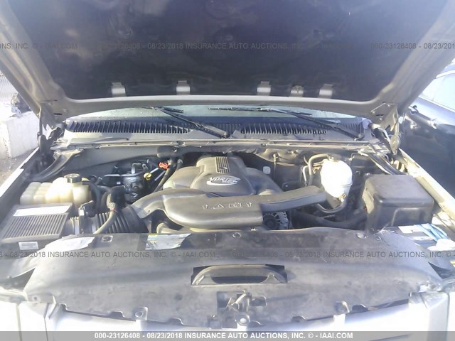 1GYEK63N33R312706 - 2003 CADILLAC ESCALADE LUXURY ვერცხლისფერი ფოტო 10