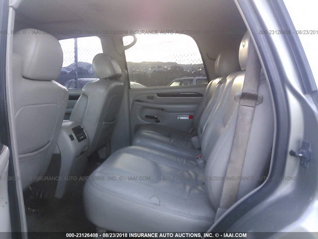 1GYEK63N33R312706 - 2003 CADILLAC ESCALADE LUXURY ვერცხლისფერი ფოტო 8