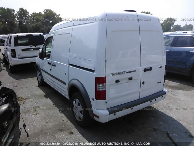 NM0LS7BN3DT156236 - 2013 FORD TRANSIT CONNECT XLT WHITE photo 3