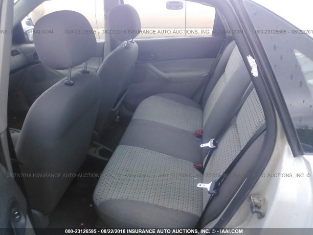 1FAFP34N47W250139 - 2007 FORD FOCUS ZX4/S/SE/SES 银色 照片 8