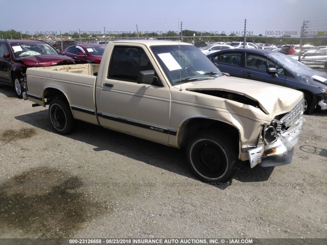 1GCCS14Z4P0174671 - 1993 CHEVROLET S TRUCK S10 BROWN photo 1