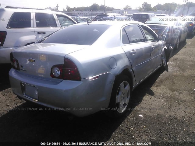 1G1ZD5E71AF224786 - 2010 CHEVROLET MALIBU 2LT SILVER photo 4